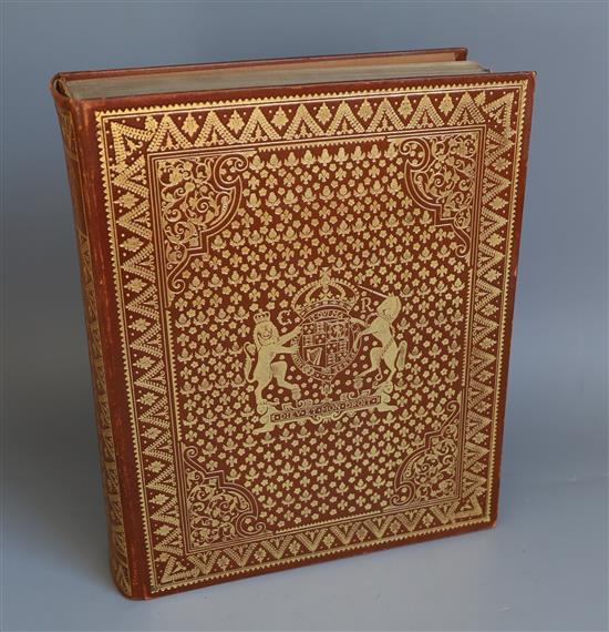 Fea, Allan - Memoirs of the Martyr King, one of 325, 4to, original calf gilt with arms of Charles I, London 1905
